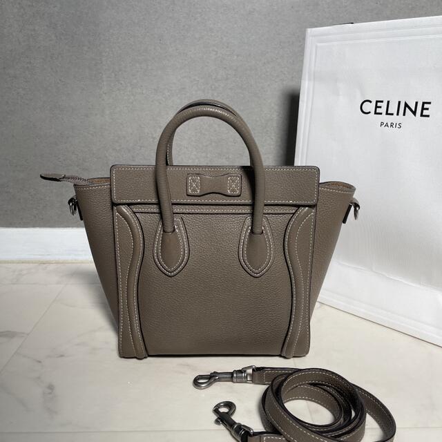 CELINE セリーヌ ラゲージ ナノショッパー スリ 2WAY 春先取りの