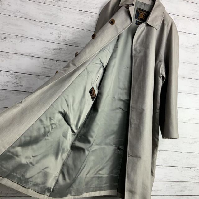 BURBERRY - 【最高級素材】バーバリー シルク製 ステンカラー BURBERRY - 【最高級素材】バーバリー シルク製 ステンカラー