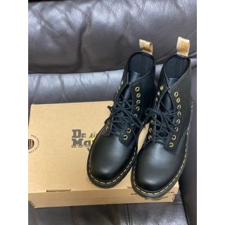 ドクターマーチン(Dr.Martens)のドクターマーチン ブーツ 8ホール VEGAN 1460 ブラック 25 UK6(ブーツ)