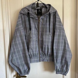 ダブルクローゼット(w closet)のw closet　ダブルクローゼット　チェック　ブルゾン　フード　パーカー(ブルゾン)