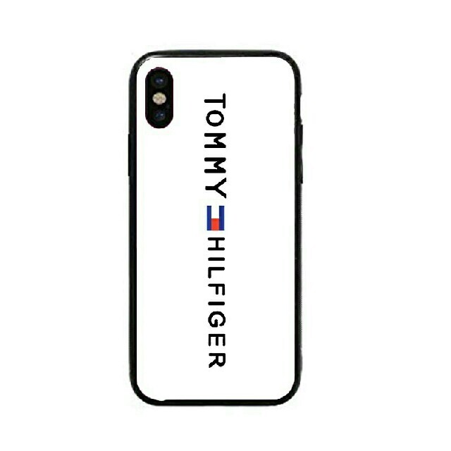 TOMMY HILFIGER(トミーヒルフィガー)の　ガラスケース　iPhoneケース　トミーヒルフィガー スマホ/家電/カメラのスマホアクセサリー(iPhoneケース)の商品写真