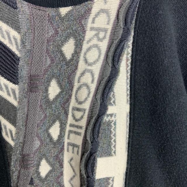 Crocodile - 【希少デザイン】クロコダイル 異素材切り替え立体 Crocodile - 【希少デザイン】クロコダイル 異素材切り替え立体