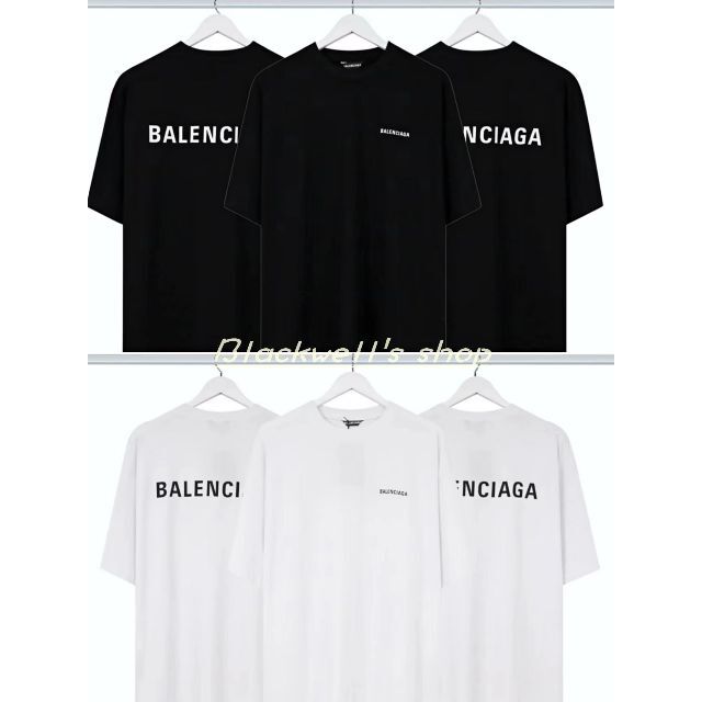 国内初の直営店 Balenciaga - 10000円2枚 BALENCIAGA 半袖 Tシャツ 人気 Tシャツ(半袖+袖なし)