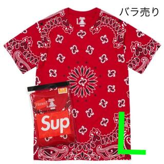 シュプリーム(Supreme)のSupreme  Hanes Bandana Tee Lサイズ バラ売り(Tシャツ/カットソー(半袖/袖なし))