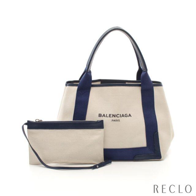 Balenciaga(バレンシアガ)のバレンシアガ NAVY CABAS S ネイビーカバ ハンドバッグ キャンバス レディースのバッグ(トートバッグ)の商品写真