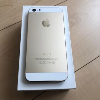 アイフォーン(iPhone)のゆきひら様　iPhone 5s Gold 16 GB docomo美品(スマートフォン本体)
