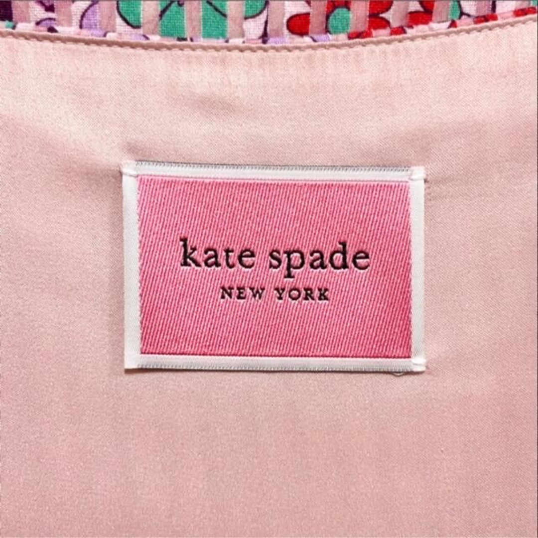 kate spade new york(ケイトスペードニューヨーク)のkate spade フラワー Vネック ノースリーブ ワンピース レディースのワンピース(ロングワンピース/マキシワンピース)の商品写真