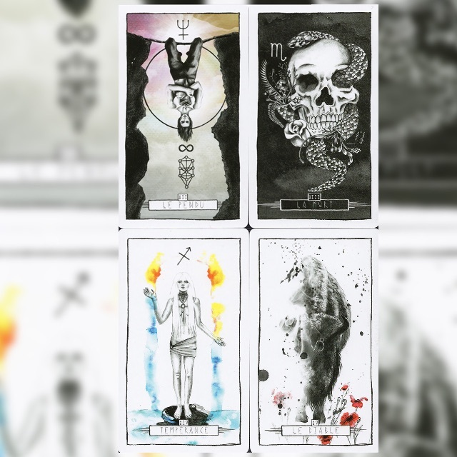 ✨豪華ボックス✨繊細なアートワークのフランス語タロットカード