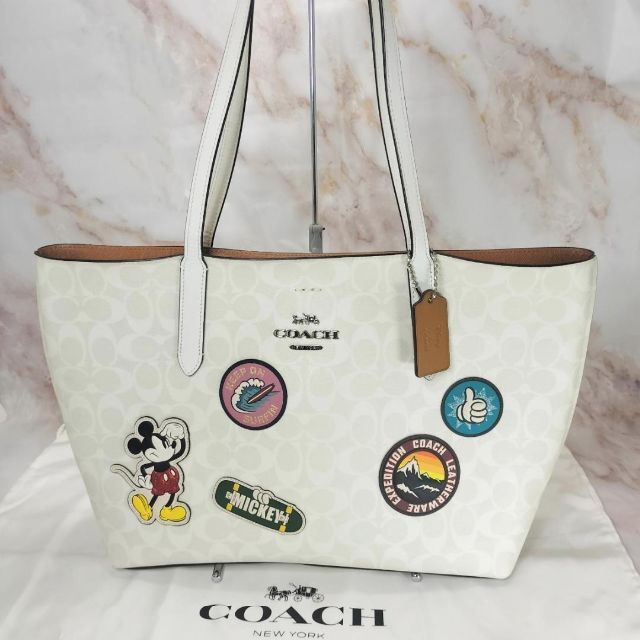 COACH×DISNEY シグネチャー キャンバス・パッチトートバック2WAY