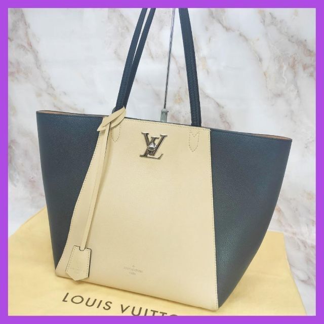 パステルオリーブ Louis Vuitton Lock Me Kaba トートバッグ - トート 