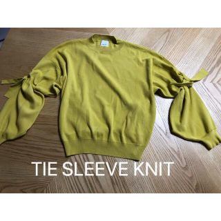 アメリヴィンテージ(Ameri VINTAGE)のTIE SLEEVE KNIT(カットソー(長袖/七分))