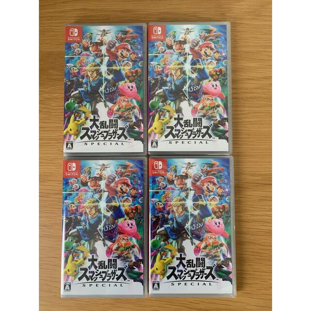 新品未開封　Switch4本セット「大乱闘スマッシュブラザーズSPECIAL」