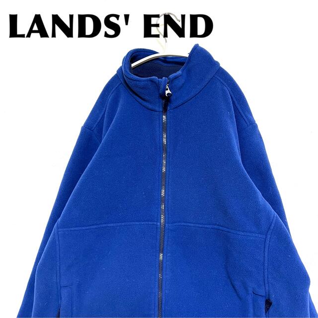 LANDS’END - LANDS' END★ヴィンテージ フリースジャケット フルジップ ポーラテックの通販 by 月曜日まで発送不可★あぐ