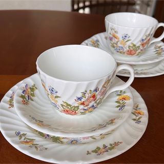 エインズレイ(Aynsley China)の【レア美品】エインズレイ★コテージガーデン★トリオ　ペア(食器)