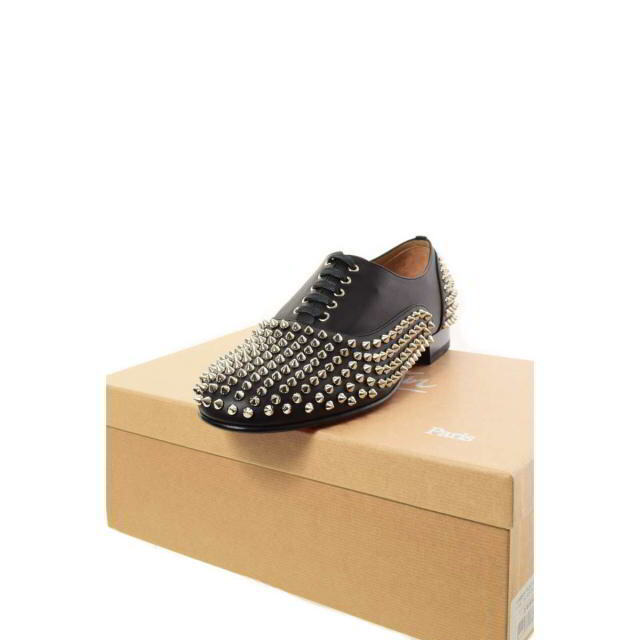 絶品】 Christian Louboutin スタッズシューズ FLAT FREDDY Louboutin