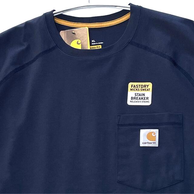 carhartt(カーハート)のKKPさん専用 ☆ カーハート ポケット ロンT ネイビー 紺 4XL 5L メンズのトップス(Tシャツ/カットソー(七分/長袖))の商品写真