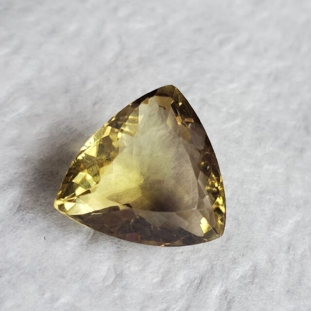 宝石質✨22ct 大きめ レモンスモーキークォーツ ルース✩.*˚ ハンドメイドの素材/材料(各種パーツ)の商品写真