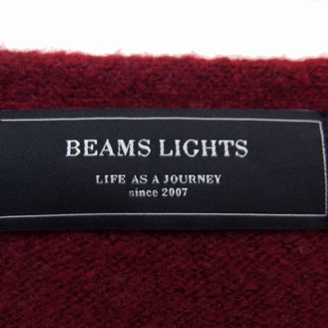 BEAMS LIGHTS(ビームスライツ)のビームスライツ カーディガン ニット ウール混 切替 シャギーニット リブ 長袖 レディースのトップス(カーディガン)の商品写真