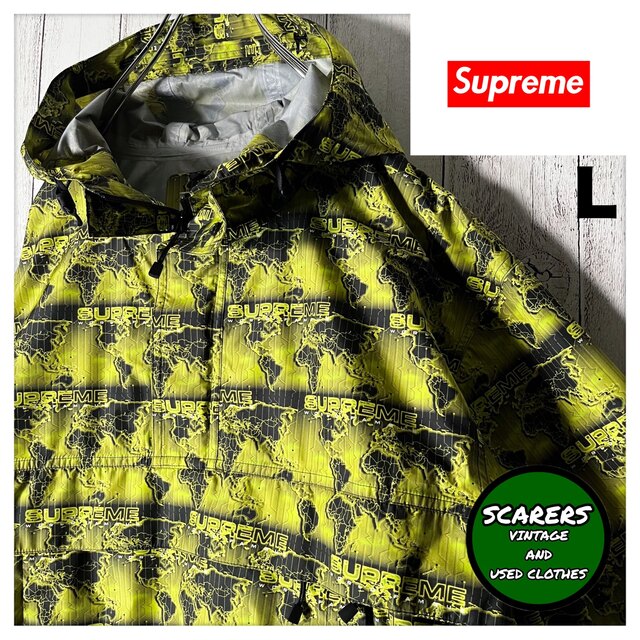 Supreme(シュプリーム)の【極美品 L】シュプリーム 総柄 パッカブル アノラックジャケットパーテックス. メンズのジャケット/アウター(ナイロンジャケット)の商品写真