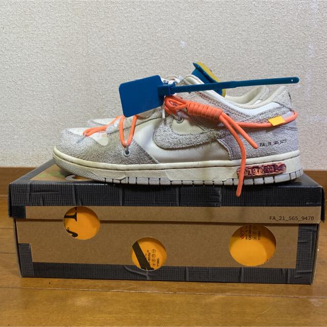 OFF-WHITE × NIKE DUNK LOW 1 OF 50 "45"