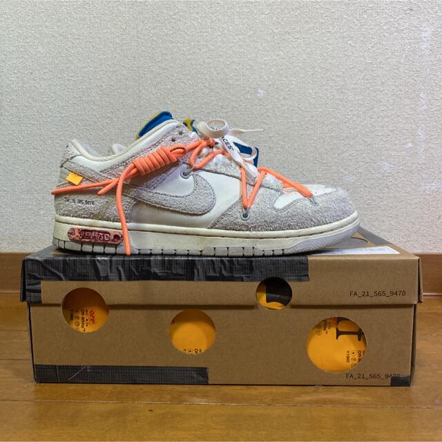 OFF-WHITE×NIKE DUNK LOW 1 OF 50 lot"1"