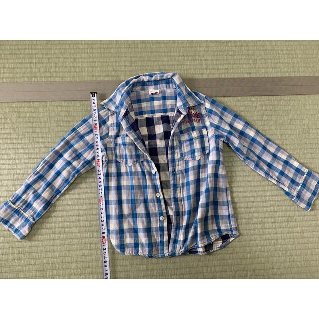 長袖シャツ　男の子　120 キッズ/ベビー/マタニティのキッズ服男の子用(90cm~)(ジャケット/上着)の商品写真