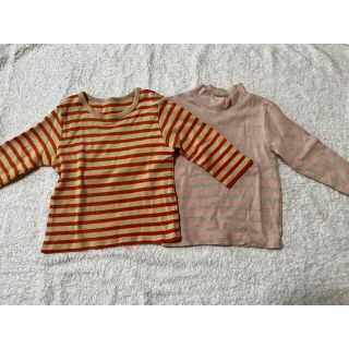 ユニクロ(UNIQLO)の長袖Tシャツ　2枚セット　サイズ80(Ｔシャツ)