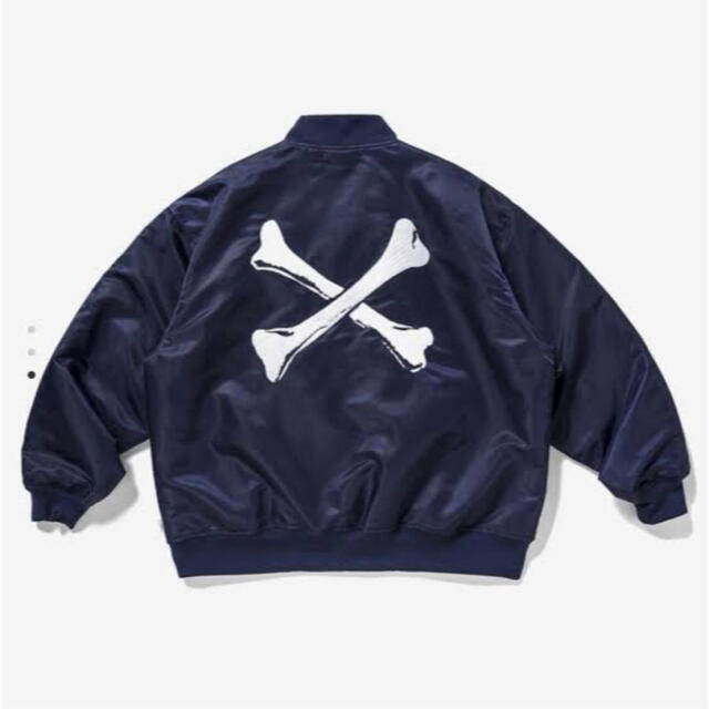 W)taps(ダブルタップス)の21aw wtaps TEAM / JACKET NAVY Mサイズ メンズのジャケット/アウター(ナイロンジャケット)の商品写真