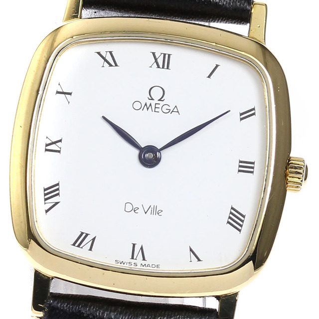 18%OFF】 OMEGA レディース_699745 クォーツ スクエア K18YG デビル