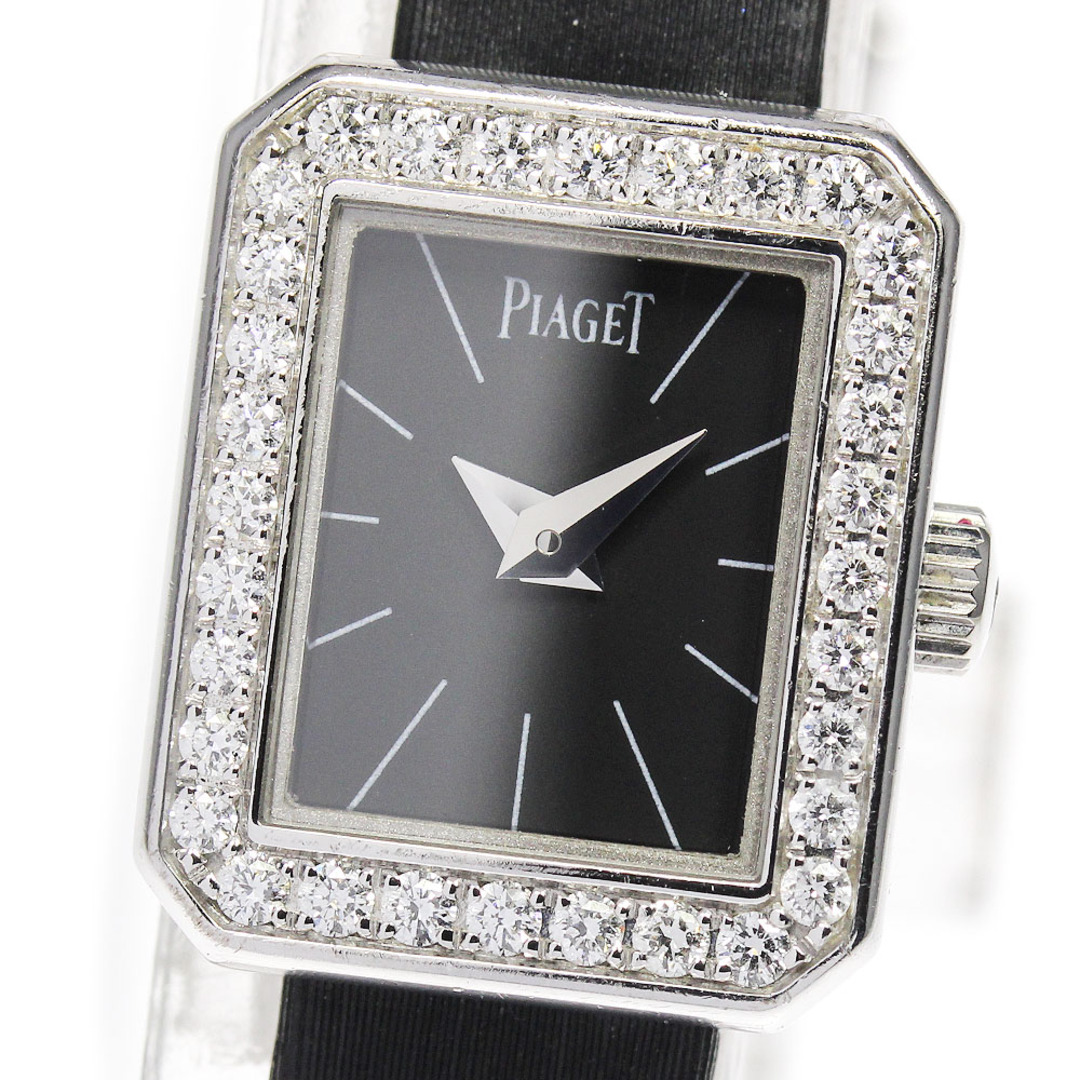 2022年のクリスマスの特別な衣装 【PIAGET】ピアジェ - PIAGET ミニプロトコール レディース_698596 クォーツ P10691 ダイヤベゼル K18WG 腕時計
