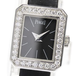 ピアジェ(PIAGET)の【PIAGET】ピアジェ ミニプロトコール K18WG ダイヤベゼル P10691 クォーツ レディース_698596【ev20】(腕時計)