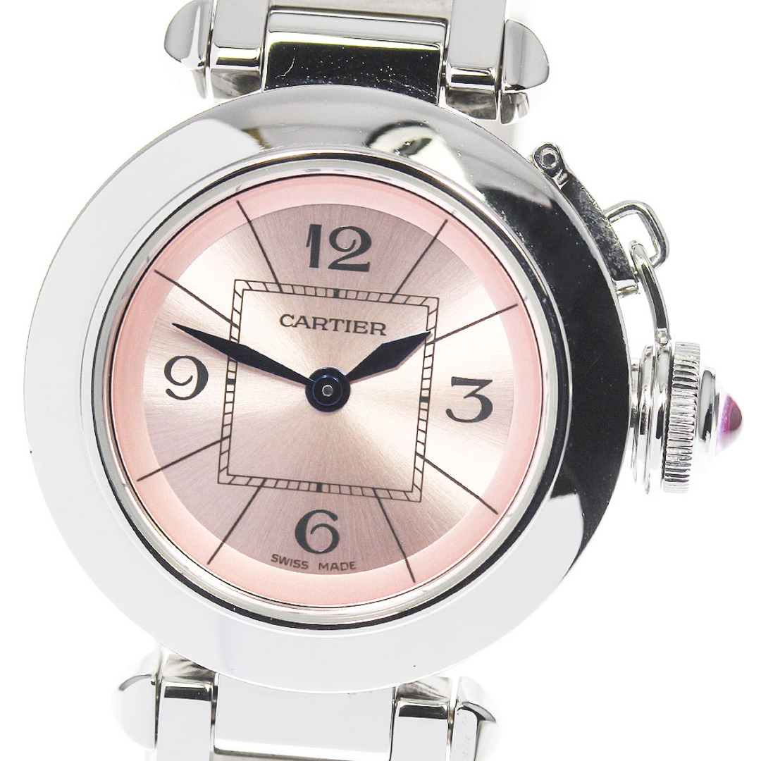 【おしゃれ】 Cartier - ☆良品【CARTIER】カルティエ ミスパシャ W3140008 クォーツ レディース_702958 腕時計
