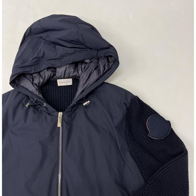 MONCLER(モンクレール)の新品同様品 モンクレール ニットダウン サイズL メンズのジャケット/アウター(ダウンジャケット)の商品写真