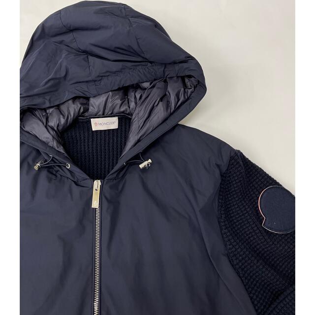 MONCLER(モンクレール)の新品同様品 モンクレール ニットダウン サイズL メンズのジャケット/アウター(ダウンジャケット)の商品写真