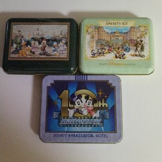 ディズニー(Disney)のディズニーホテルズ　アメニティ　缶(キャラクターグッズ)