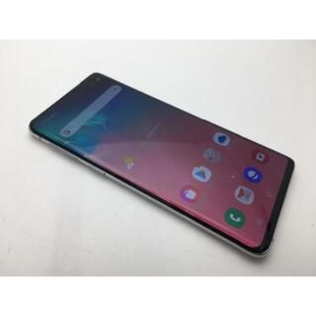 10バッテリー状態◆R213 SIMフリー au Galaxy S10 SCV41ホワイト◆美品