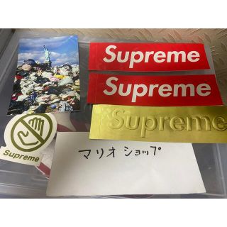 シュプリーム(Supreme)のSupremeボックスロゴステッカー ゴールド 22FW week1(その他)