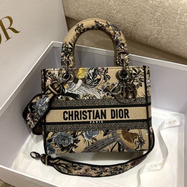 熱い販売 Dior Christian - ミディアムバッグ D-LITE LADY 新作Dior ショルダーバッグ