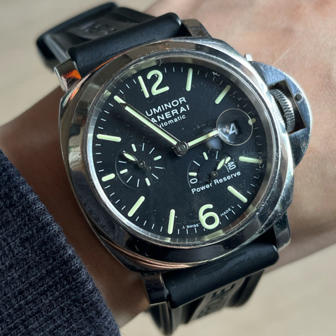 OFFICINE PANERAI(オフィチーネパネライ)のPANERAI　パネライ　ルミノール　パワーリザーブ　PAM00090　箱付き メンズの時計(腕時計(アナログ))の商品写真