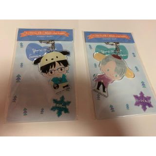 サンリオ(サンリオ)の【まとめ売り】ユーリ!!! on ICE　コミケ92　ヴィクトル 勇利 アクキー(キーホルダー)