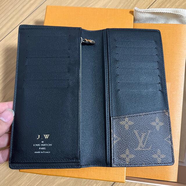 LOUIS VUITTON(ルイヴィトン)のルイヴィトン 長財布 モノグラム・マカサー ポルトフォイユ・ブラザ ノワール  メンズのファッション小物(長財布)の商品写真