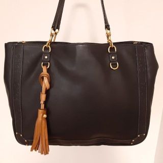 クロエ(Chloe)のChloe クロエトートバッグ ブラック レザー 大容量(トートバッグ)