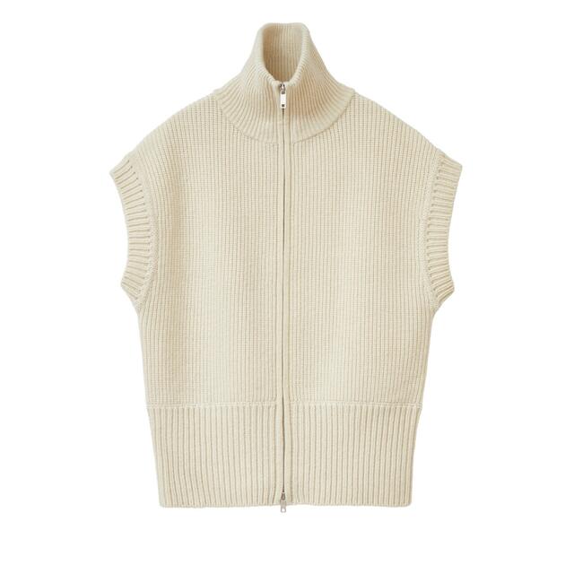 CLANE　ZIP COLLAR KNIT VEST ニット　ベスト　匿名配送