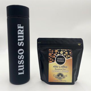 スターバックスコーヒー(Starbucks Coffee)のプレゼントに☆LUSSO SURF ステンレス水筒　タンブラー　コーヒー付(タンブラー)