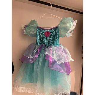 ディズニー(Disney)のアリエル　コスプレ　キッズ　110 ディズニー　ドレス(ドレス/フォーマル)