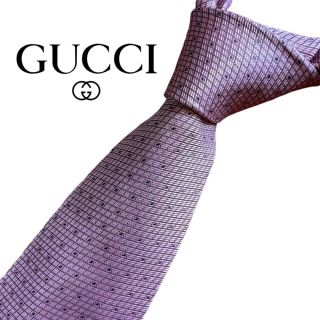 グッチ(Gucci)の【本日限定値下げ】GUCCI グッチ ネクタイ 総柄 シルク100%(ネクタイ)