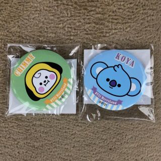 ビーティーイシビル(BT21)のBT21 MerryLand  KOYA CHIMMY キャラクター缶バッジ(アイドルグッズ)