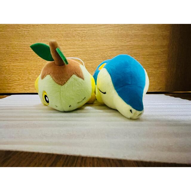 ポケモン　くつろぎタイム　ナエトル　ヒノアラシ　ぬいぐるみ エンタメ/ホビーのおもちゃ/ぬいぐるみ(ぬいぐるみ)の商品写真