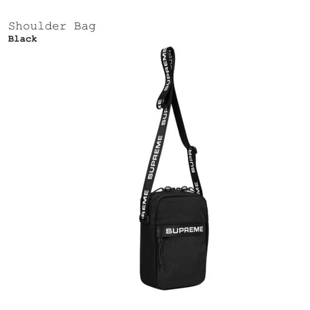 Supreme - Supreme Shoulder Bag Black 2022FW