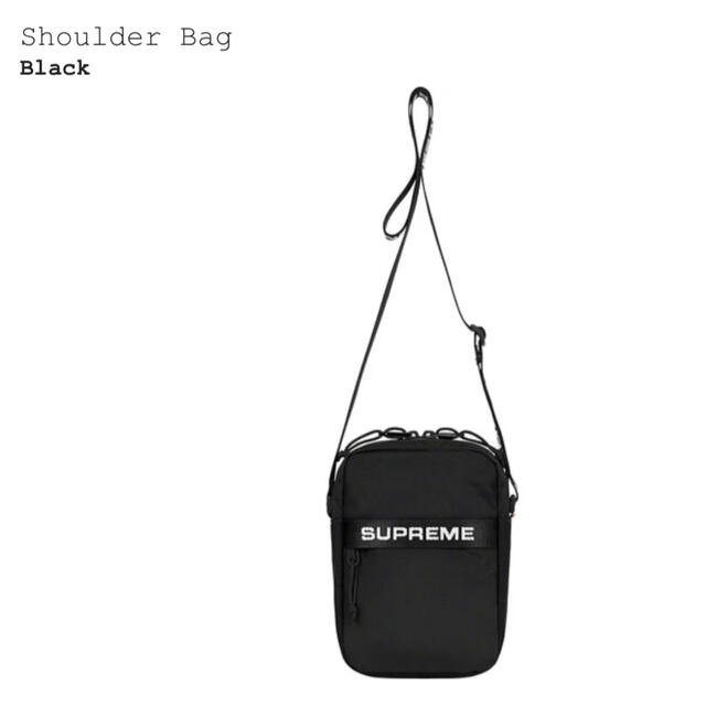 Supreme Shoulder Bag Black 2022FW 1